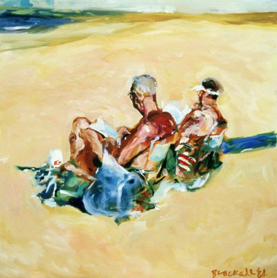 Sidney Beach Bums by Ted Blackall